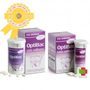 Men vi sinh Optibac tím Optibac Probiotics For Women, UK Anh Quốc (30v/90 viên) giảm vie^m phụ khoa cho phụ nữ và mẹ bầu